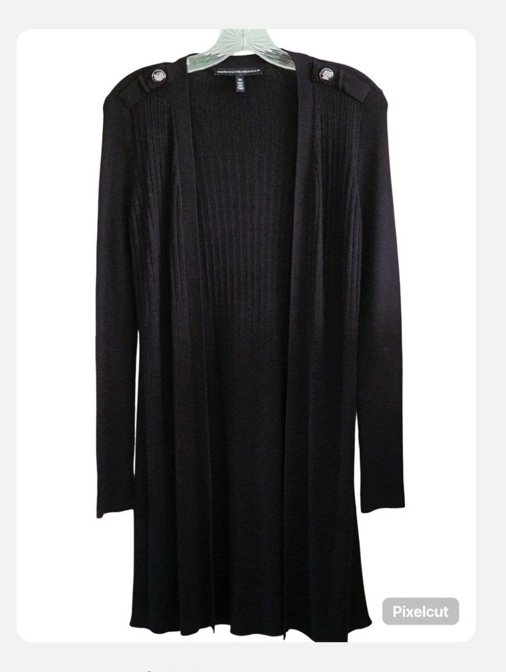 WHBM Black Cardigan.